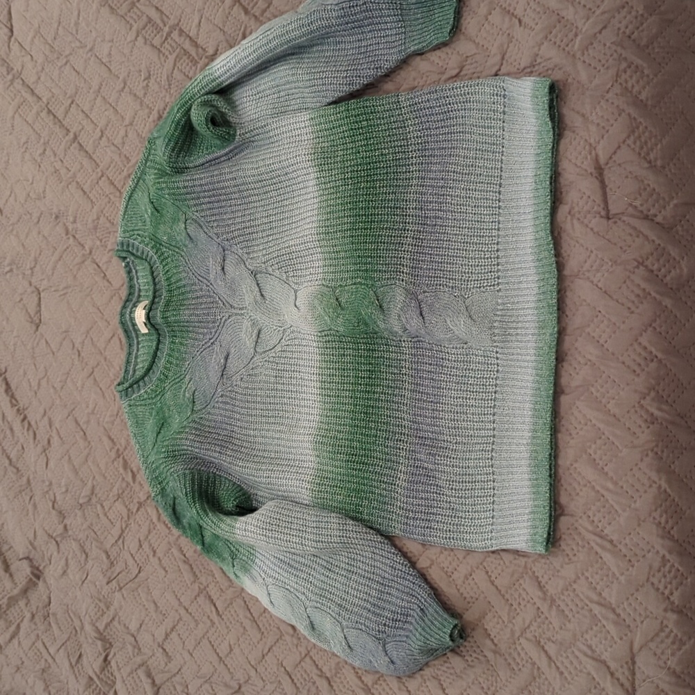 Lauren Conrad Blue Green sweater